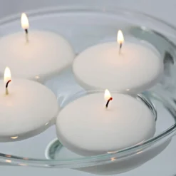Discount ✔️ 12 Packs: 4 ct. (48 total) Basic Elements™ White Floating Candles by Ashland® ❤️ -Outlet Yuletide Joy Store MP360224 4