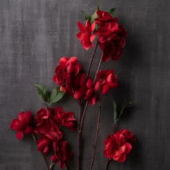 Cheapest ✔️ 12 Pack: Red Apple Blossom Branch Spray by Ashland® 🌟 -Outlet Yuletide Joy Store MP400684 22