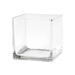 Deals 🔥 12 Pack: 6" Square Glass Vase by Ashland® 😍