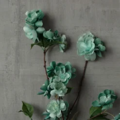 Budget 👍 12 Pack: Teal Apple Blossom Stem by Ashland® 😍 -Outlet Yuletide Joy Store MP461614 25