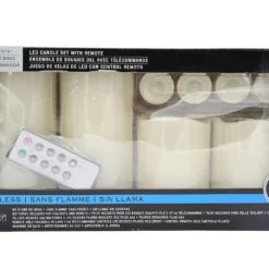 Best Sale ⌛ 12 Packs: 9 ct. (108 total) Basic Elements™ Ivory LED Candle Set with Remote by Ashland® 🔥