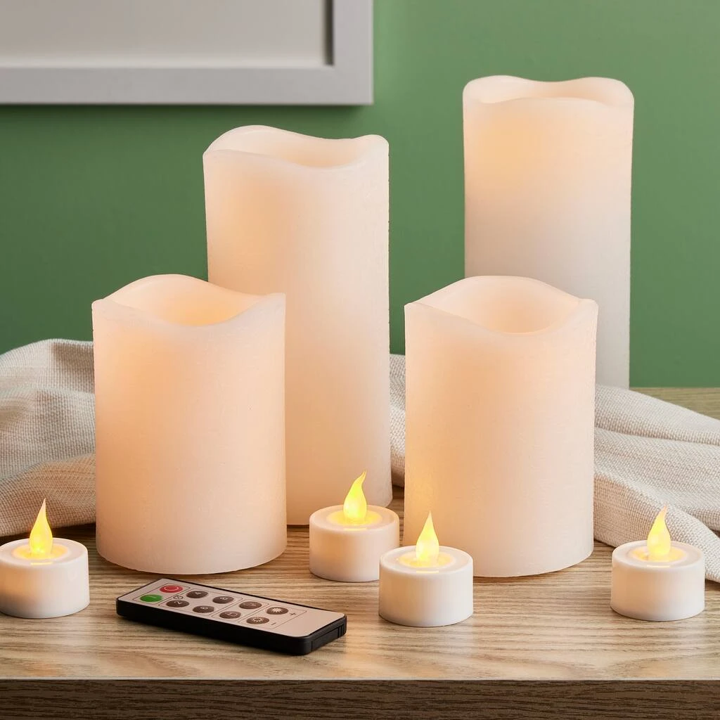 Cheap π 4 Pack: Basic Elements™ White LED Candle Set with Remote by Ashland® π― 4 Cheap π 4 Pack: Basic Elements™ White LED Candle Set with Remote by Ashland® π― - Image 2