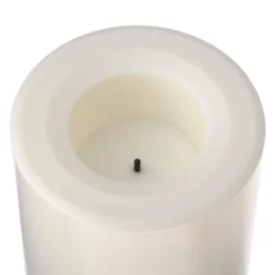 Coupon 🤩 12 Pack: 3" x 4" White LED Outdoor Pillar Candle by Ashland® 🔥 -Outlet Yuletide Joy Store MP466492 33