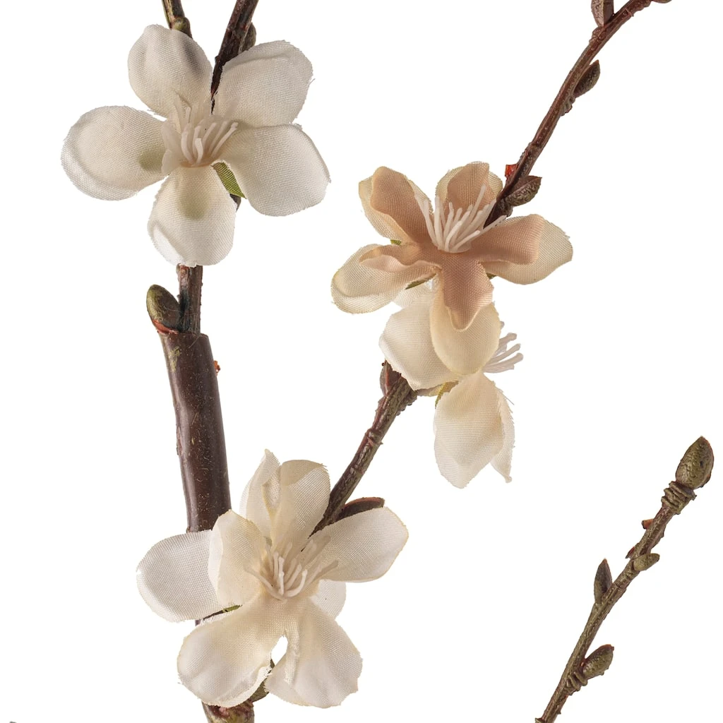 Buy ❤️ 12 Pack: Cream Peach Blossom Stem by Ashland® 😀 5 Buy ❤️ 12 Pack: Cream Peach Blossom Stem by Ashland® 😀 - Image 3