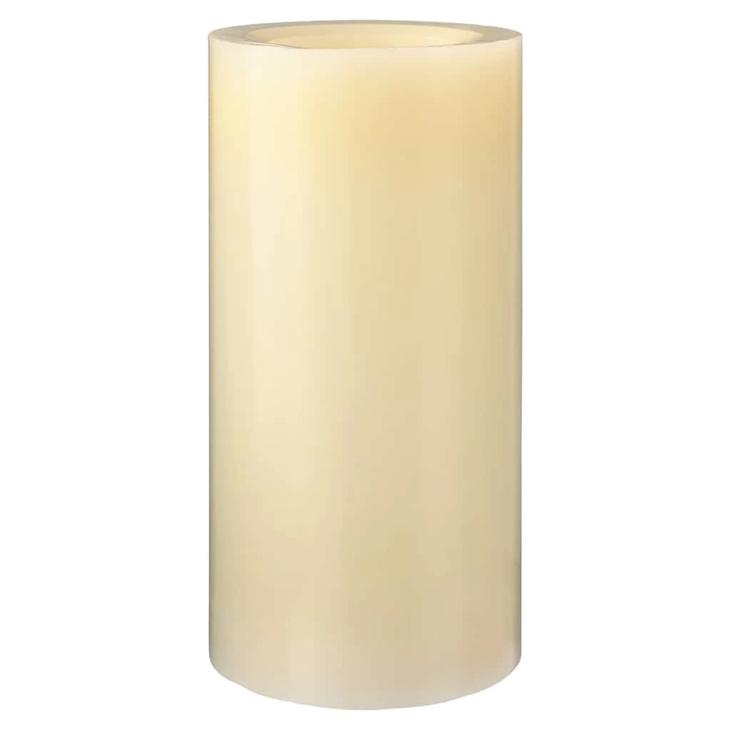 Hot Sale 😉 8 Pack: 4" x 8" Cream Real Wax Flameless LED Candle by Ashland® ✨ 3 Hot Sale 😉 8 Pack: 4" x 8" Cream Real Wax Flameless LED Candle by Ashland® ✨