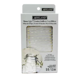 Promo 🧨 12 Pack: Shimmer Lights™ White LED String Lights by Ashland® ✔️ -Outlet Yuletide Joy Store MP513603 4