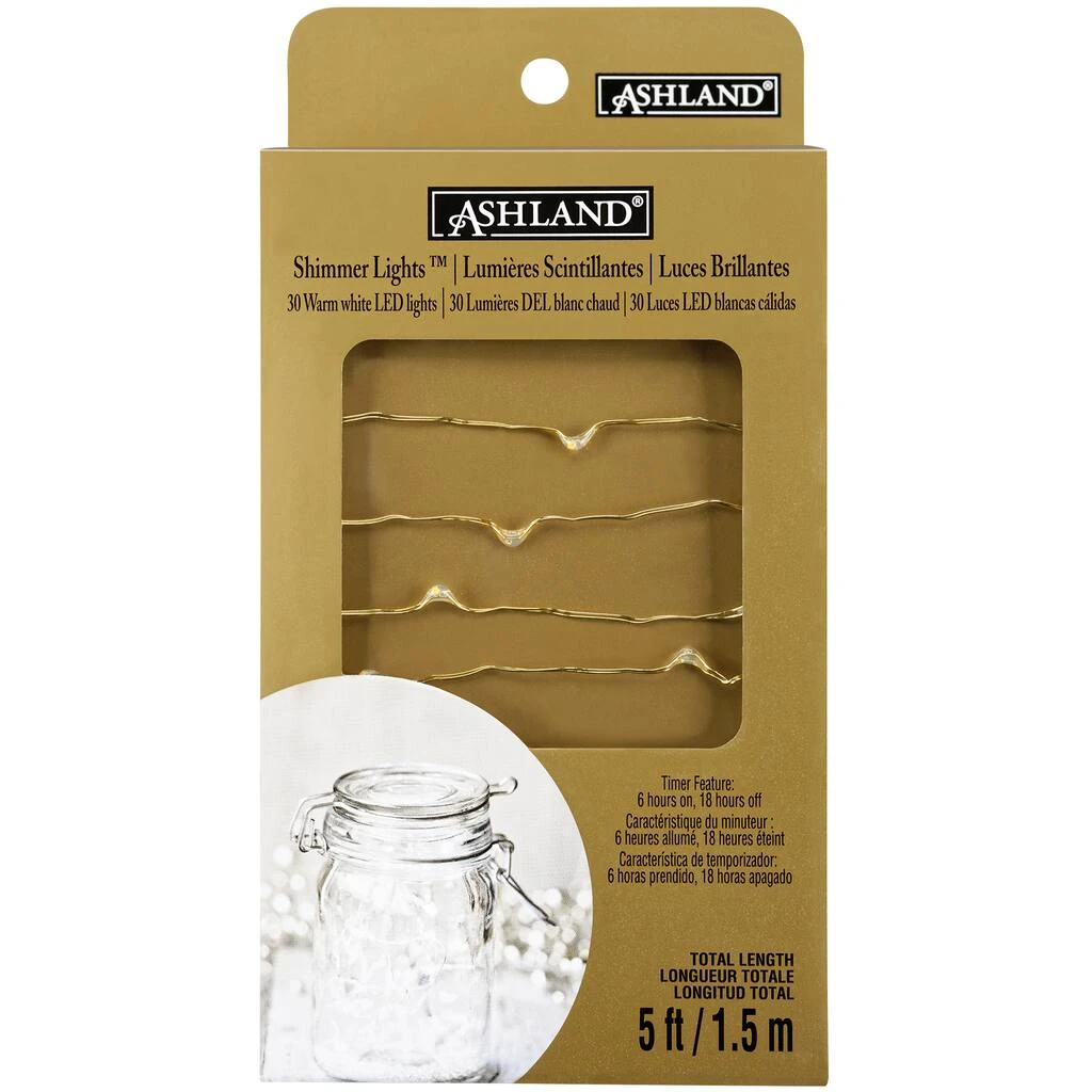 Deals π₯° 12 Pack: Shimmer Lights™ Gold LED String Lights by Ashland® π 4 Deals π₯° 12 Pack: Shimmer Lights™ Gold LED String Lights by Ashland® π - Image 2