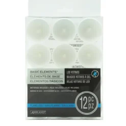 Brand new ⭐ 12 Packs: 12 ct. (144 total) Basic Elements™ White LED Votives by Ashland® 🛒