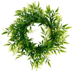 Discount ⌛ 12 Pack: 6" Dark Green Ficus Wreath by Ashland® ❤️