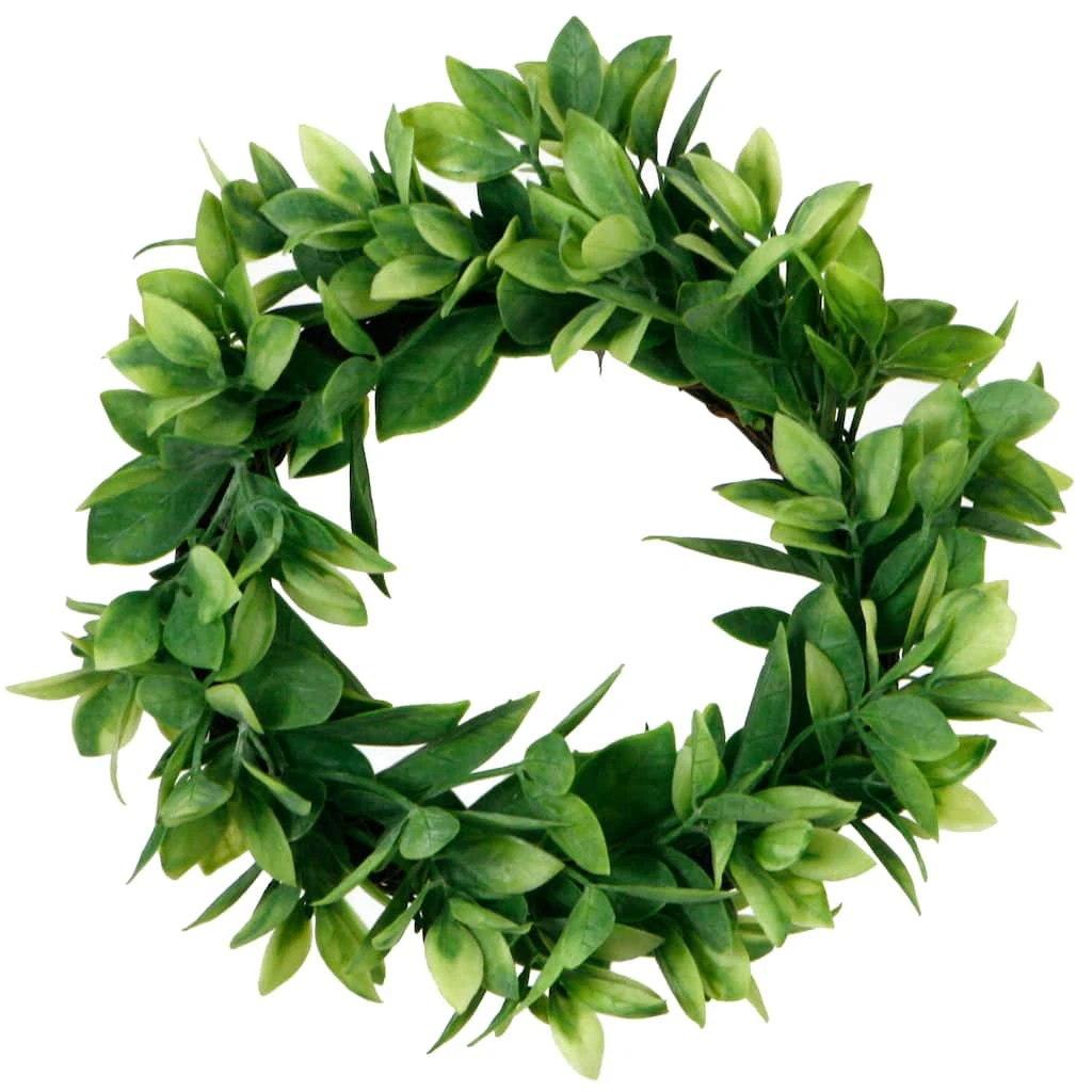 New 🔥 12 Pack: 6.5" Foliage Wreath by Ashland® ⭐ 3 New 🔥 12 Pack: 6.5" Foliage Wreath by Ashland® ⭐