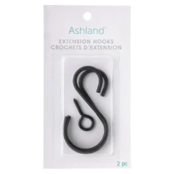 Hot Sale ✨ 24 Packs: 2 ct. (48 total) Black Extension S Hook by Ashland® ✨ -Outlet Yuletide Joy Store MP556536 30
