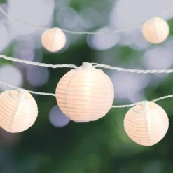Coupon ❤️ 8 Pack: 10ct. White Fabric Lantern String Lights by Ashland® 🥰 -Outlet Yuletide Joy Store MP578533