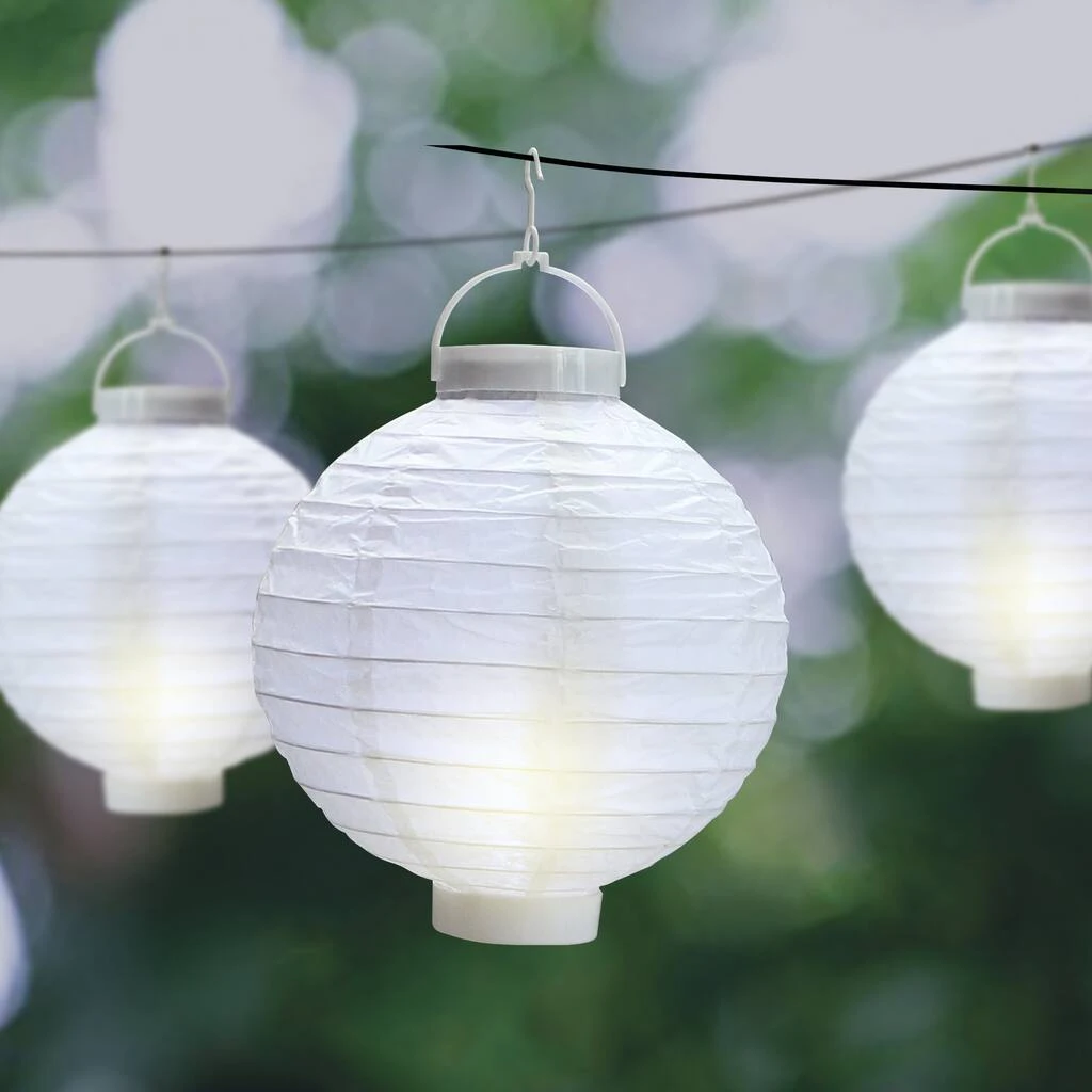 Wholesale ✨ 8 Packs: 6 ct. (48 total) 8" White Paper Lanterns by Ashland® ⌛ 5 Wholesale ✨ 8 Packs: 6 ct. (48 total) 8" White Paper Lanterns by Ashland® ⌛ - Image 3