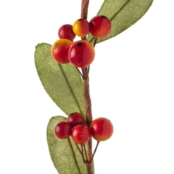Deals 🔥 12 Pack: Orange & Yellow Berry Branch Stem by Ashland® ⭐ -Outlet Yuletide Joy Store MP626487 20