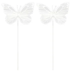 Best Pirce 🎉 8 Packs: 5ct. (40 total) 8.6" White Feather Butterflies by Ashland® ✔️