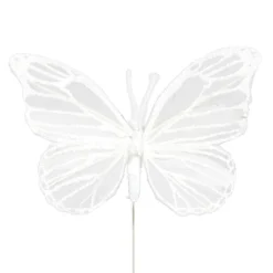 Best Pirce 🎉 8 Packs: 5ct. (40 total) 8.6" White Feather Butterflies by Ashland® ✔️ -Outlet Yuletide Joy Store MP627155 3