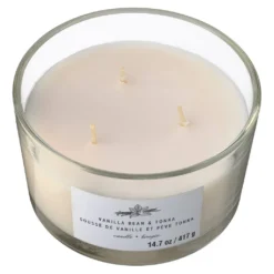 Budget ❤️ 8 Pack: Vanilla Bean & Tonka 3-Wick Jar Candle by Ashland® ❤️ -Outlet Yuletide Joy Store MP638409 31