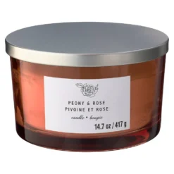 Best deal 🛒 8 Pack: Peony & Rose 3-Wick Jar Candle by Ashland® ✨