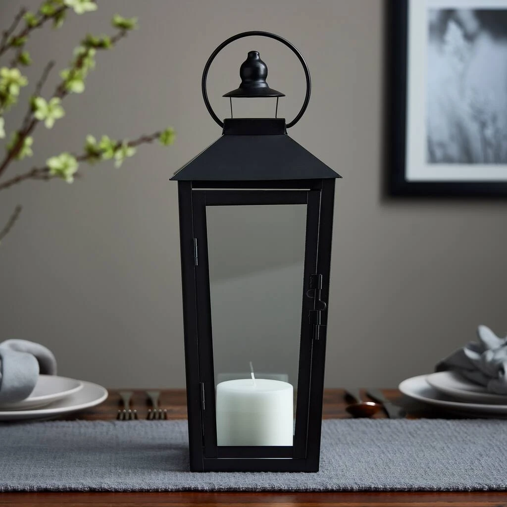 Cheapest π 6 Pack: 15.7" Black Metal Lantern by Ashland® π₯° 6 Cheapest π 6 Pack: 15.7" Black Metal Lantern by Ashland® π₯° - Image 4