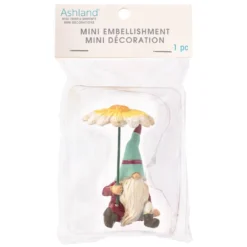Brand new 🥰 12 Pack: Mini Gnome with Flower Umbrella by Ashland® ✔️ -Outlet Yuletide Joy Store MP661538 30