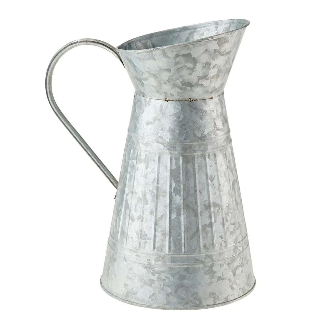 Best Pirce 🎉 12 Pack: 10" Whitewashed Galvanized Metal Pitcher by Ashland® 🛒 3 Best Pirce 🎉 12 Pack: 10" Whitewashed Galvanized Metal Pitcher by Ashland® 🛒